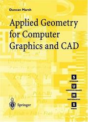 Cover of: Applied Geometry for Computer Graphics and CAD