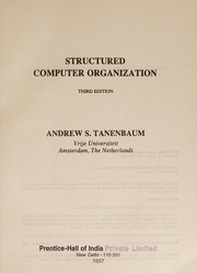 Cover of: Structured Computer Organization