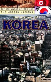 Cover of: The History of Korea (The Greenwood Histories of the Modern Nations)