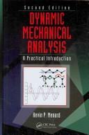 Cover of: Dynamic mechanical analysis