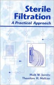 Cover of: Sterile filtration