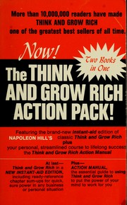 Cover of: The think and grow rich action pack