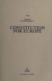 Treaty establishing a constitution for Europe by European Convention (2002-2003 Brussels, Belgium)