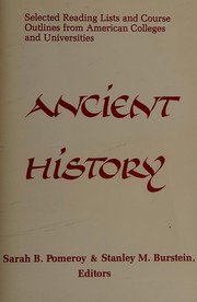 Ancient history by Sarah B. Pomeroy, Stanley Mayer Burstein