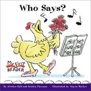 Quien Dice?/Who Says? (My First Reader - Spanish) by Kirsten Hall