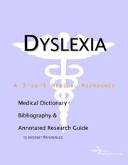 Dyslexia - A Medical Dictionary, Bibliography, and Annotated ... Dyslexia - A Medical Dictionary, Bibliography, and Annotated ...