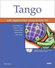 Tango Web Application Construction Kit Ron Davis