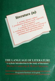 The language of literature by Cummings, Michael.