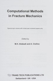 Computational methods in fracture mechanics by M. H. Aliabadi, Adrián Cisilino