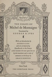 Essays of Michel De Montaigne Volume 2