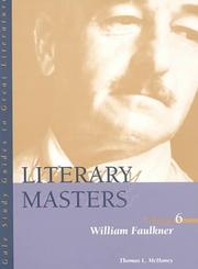 Cover image for William Faulkner: A Reference Guide by Thomas L. McHaney