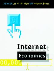 Internet economics by Lee W. McKnight