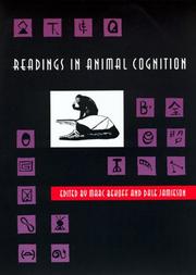 Readings in animal cognition by Marc Bekoff, Dale Jamieson