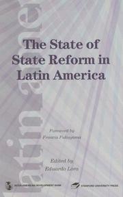 The State of State Reform (Latin American Development Forum) Eduardo Lora