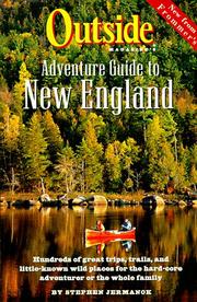 Outside Magazine's Adventure Guide to New England (Frommer's Great Outdoor Guide to New England) Stephen Jermanok