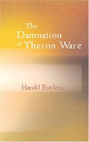 The damnation of Theron Ware. by Harold Frederic