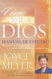 Como Oir A Dios Manual De Estudio (Spanish Edition) Joyce Meyer