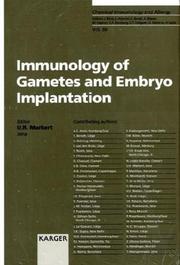 Immunology of Pregnancy Udo R. Markert