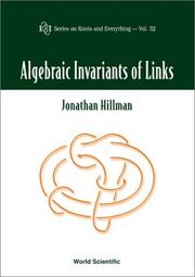 Algebraic invariants of links Hillman Jonathan, Jonathan A. Hillman
