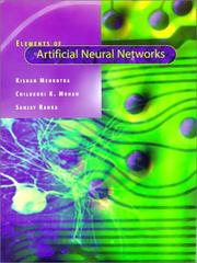Elements of artificial neural networks by Kishan Mehrotra