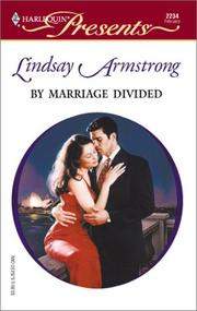 By Marriage Divided by Lindsay Armstrong