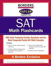 Borders SAT Math Flashcards Kaplan