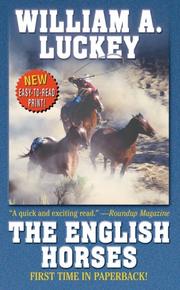 The English Horses (Leisure Western) William A. Luckey
