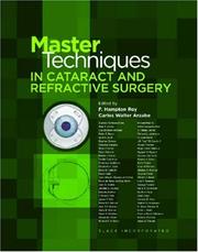 Master Techniques in Cataract and Refractive Surgery by Frederick Hampton Roy