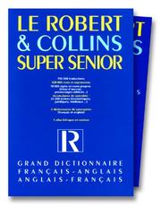 Le Robert et Collins super senior, 2 volumes (French Edition) Collectif