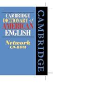 Cambridge Dictionary of American English Network CD-ROM Sidney I. Landau