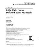 Solid State Lasers and New Laser Materials (Proceedings of Spie) Vyacheslav V. Osiko