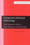 Comparative historical dialectology by Thomas D. Cravens