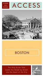 Access Boston 8e (Access Guides) Richard Saul Wurman