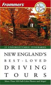 Frommer's New England's Best-Loved Driving Tours (Best Loved Driving Tours) by British Auto Association