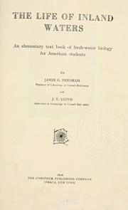 The life of inland waters by Needham, James G.