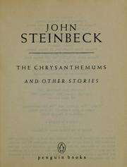 Cover of: The Chrysanthemums and Other Stories by John Steinbeck