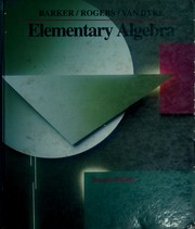 Elementary algebra by Jack Barker