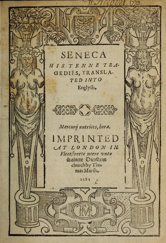 Tragedies by Seneca the Younger