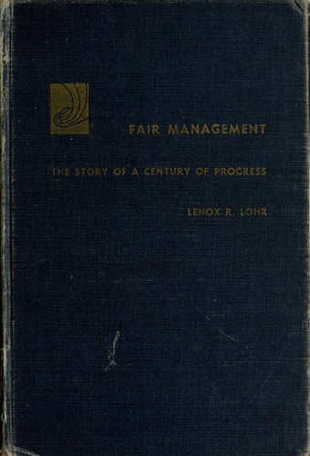 Fair management by Lohr, Lenox Riley