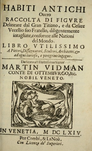 Habiti antichi by Vecellio, Cesare