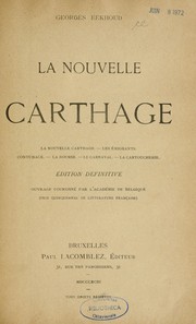 Cover of: La nouvelle Carthage by Georges Eekhoud
