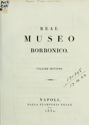 Real Museo borbonico by Naples. Museo nazionale