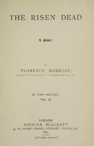 The risen dead by Florence Marryat