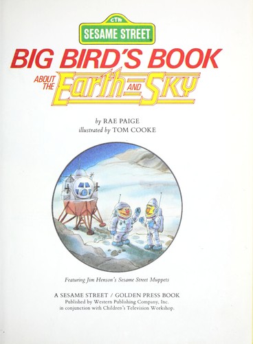 Sesame Street Earth And Sky by Golden Books