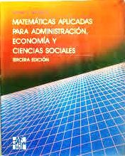 Matematicas aplicadas para la administración, economía y ciencias sociales by Frank Budnick