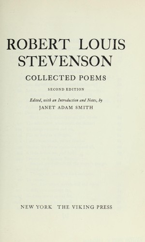 Poems by Robert Louis Stevenson