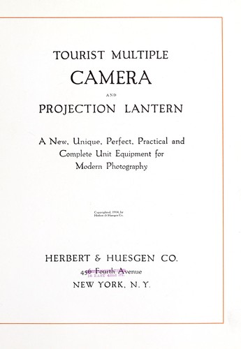 Tourist multiple camera and projection lantern by
