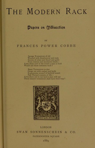The modern rack by Frances Power Cobbe
