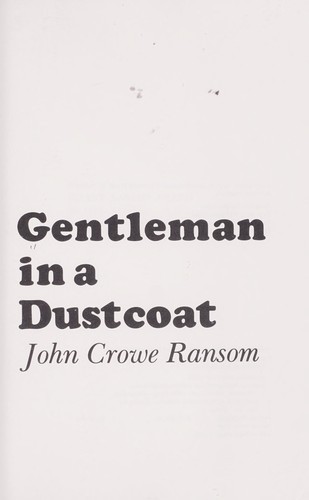 Gentleman in a dustcoat by Thomas Daniel Young