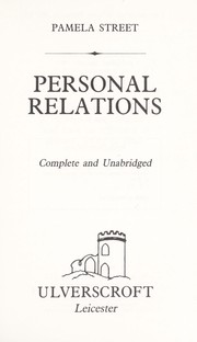 Personal Relations by P. Street
